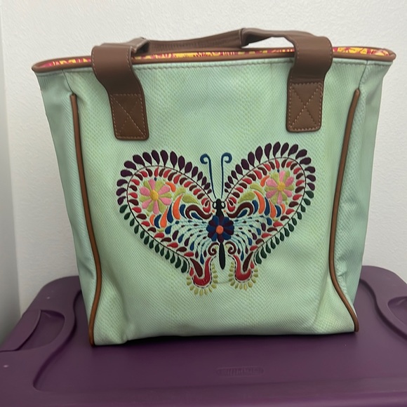 Cónsula bag please see pictures there is some peeling - Picture 1 of 7